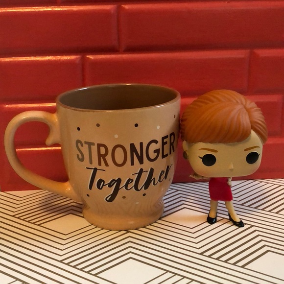 “Stronger Together” Unity & Strength Uplifting Message Ceramic Coffee Tea Mug - Picture 7 of 8